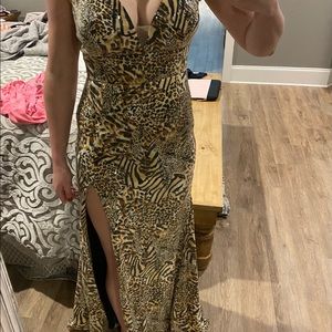 Size 6 Mori Lee sequin dress. Worn once, dry cleaned.